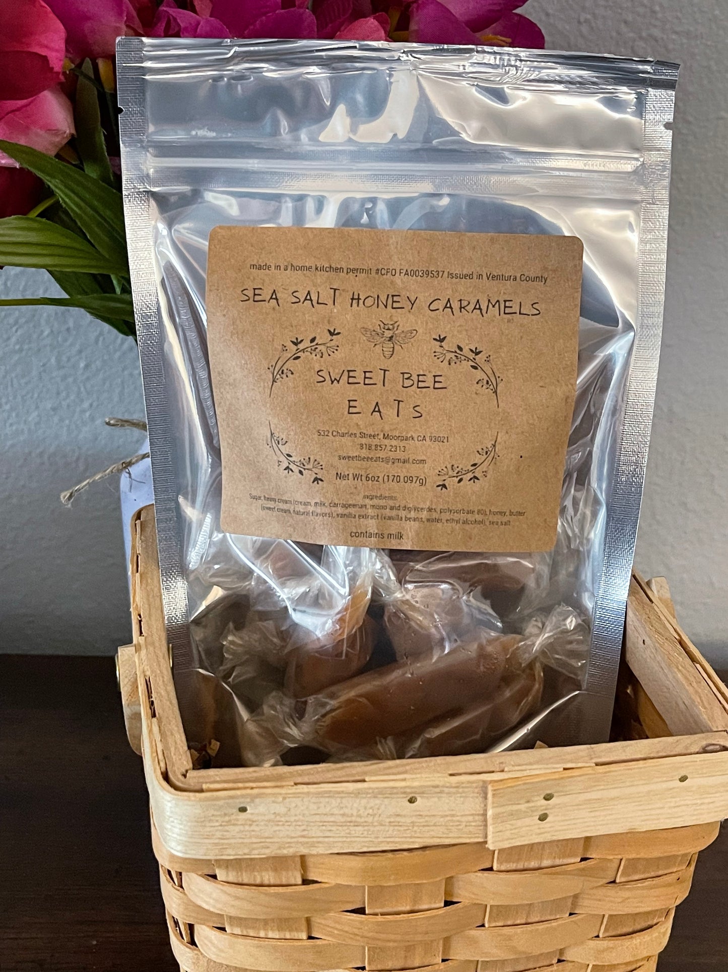 Sea Salt Honey Caramels