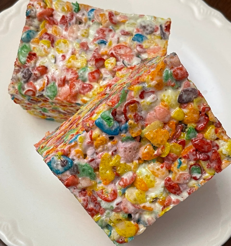 Tootie Frootie Rice Crispy Bars