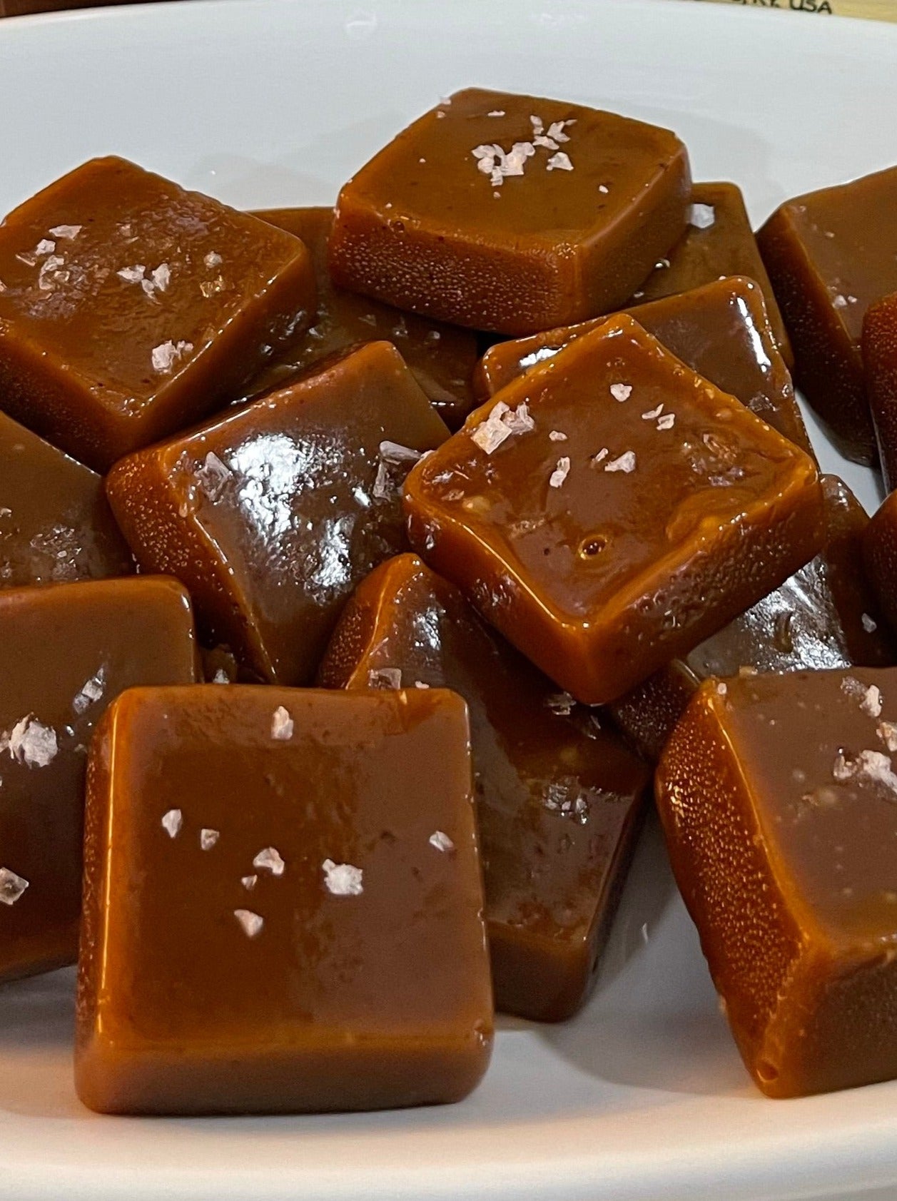 Spicy Chipotle bourbon caramels