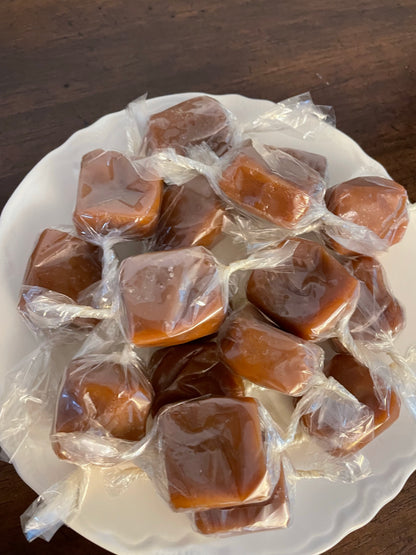 Pumpkin pie caramels