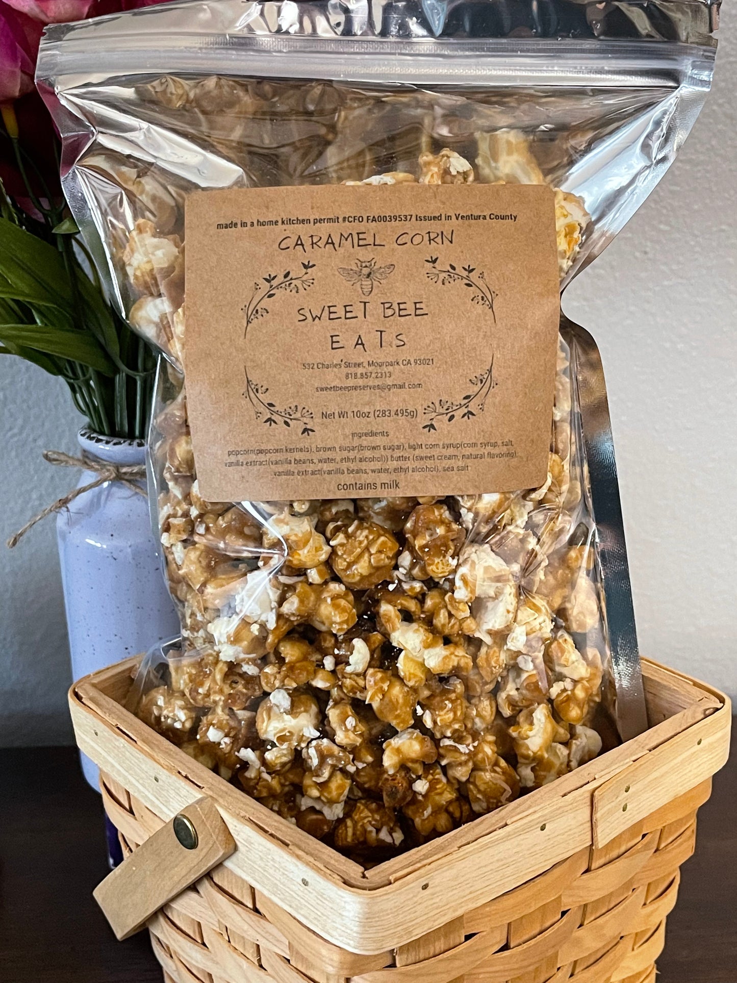 Caramel corn